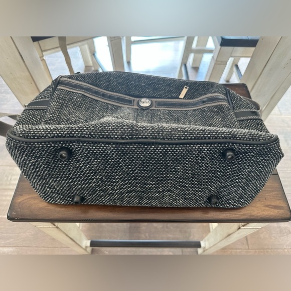 Vintage Jordache Black and Gray Unisex Messenger Bag/Weekender - Picture 8 of 8